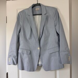 Ann Taylor LOFT Light Blue pinstripe Women’s Blazer
